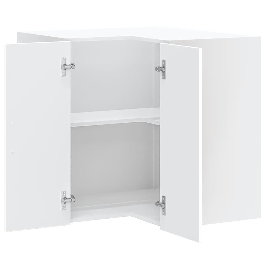 vidaXL Eckschrank Küchenschrank Lucca, weiß
