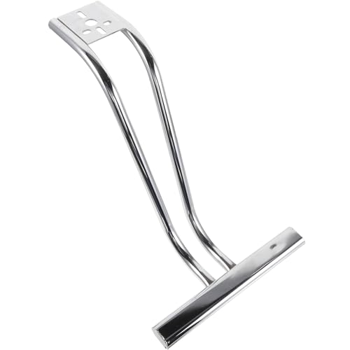 Zerodeko Pedal Reposapiés para Silla de Salón, Acero Inoxidable Resistente, Diseño Elevable y Estable, Accesorio para Silla Peluquería, Reposapiernas para Taburete Profesional, Compatible
