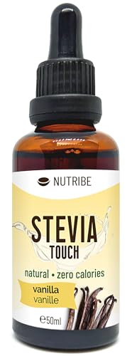 Nutribe Stevia Liquida 50ml Vera Vaniglia, dolcificante naturale senza calorie