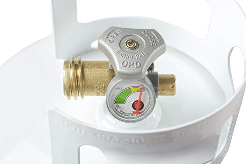 Flame King Ysn230B 20 Pound Steel Propane Tank Cylinder With Opd Valve And Built-In Gauge, 20 Lb Vertical #TOP3