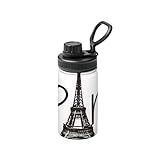 Taille compacte et portable : avec une capacité de 355 ml, cette bouteille d'eau en métal imprimé Tour Eiffel Love Paris s'adapte parfaitement aux porte-gobelets, aux poches latérales de sac à dos ou aux sacs de sport. Il est idéal pour les trajets quotidiens, les visites au parc ou les sorties décontractées, s'adaptant parfaitement aux modes de vie en déplacement.