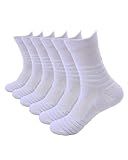 Vanturex Mid-Crew Basketball Socks 6 Pairs - Arch...