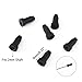 80PCS 2mm Toy Rubber Bushing Shaft Sleeves Rod Axles Sleeves for DIY Model Toy RC Car Truck Robot Building Accessories