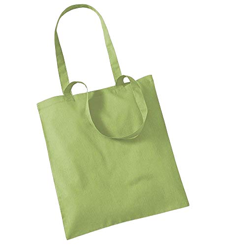 Westford Mill - Baumwoll-Tragetasche mit langen Henkeln One Size,Graphite Grey