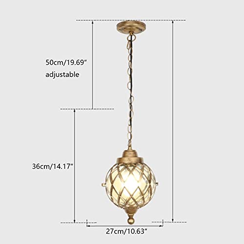 Lampes suspendues pour entrée sombre avec lustre en métal noir et globe transparent - 7