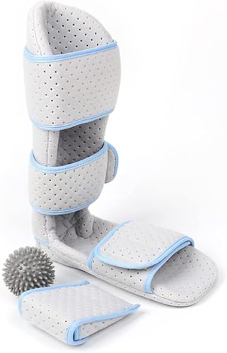 SDTOOP Férula Nocturna for Fascitis Plantar, Dolor de talón y pie, Tratamiento for Fascitis Plantar, Soporte Suave for piernas, Bota elástica inmovilizadora ortopédica for Dormir(L)