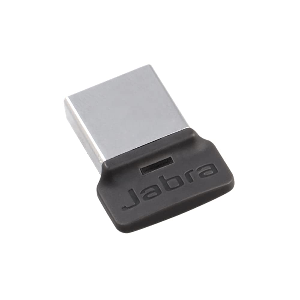 Jabra Link 370 USB A Bluetooth Adapter UC – 30 Meter/98 Feet Wireless Range for Jabra Headsets – Unified Communications Optimised – Black