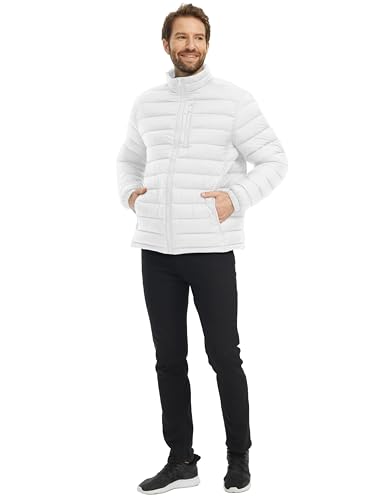 Image of wantdo Men's Lightweight Puffer Jacket Warm Windproof Winter Coat Outdoor