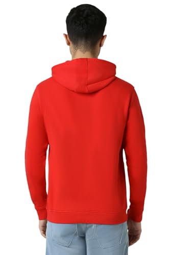 Image of Van Heusen Men's Hooded Neckline Full Sleeve Premium Cotton Blend Sweatshirt for Men | Effortless Styling | Comfort Wear