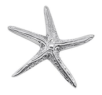 Spiny Starfish Napkin Weight | Silver | Brillante | Gifts | Napkin Weights | Recycled SANDCAST Aluminum | Handmade in Mexico