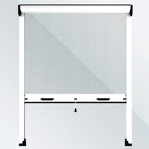 Cortinadecor Mosquitera Enrollable 86x140 cm, Blanco