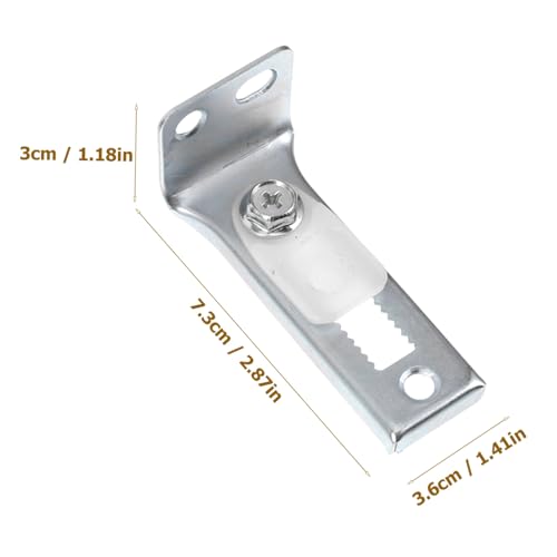 Kit de Herrajes para Puerta Corredera Plegable con Rueda, Guía y Riel miniatura 2