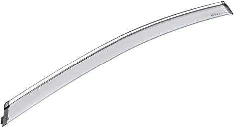 Wellvisors Side Window Visor Wind Deflectors Rain Guards Compatible with 2017-2024 Chevy Bolt with Chrome Trim