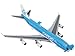 GeminiJets Boeing 747-400F Commercial Aircraft KLM Royal Dutch Airlines Cargo Blue and White Interactive Series 1/400 Diecast Model Airplane