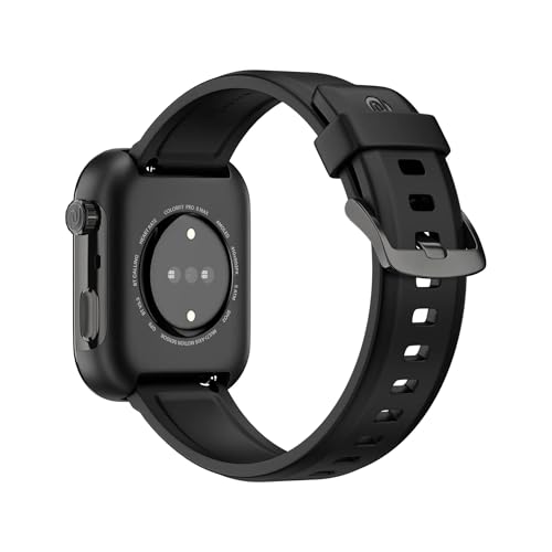 Image of Noise Pro 6 Max Smart Watch:Intelligent AI, Endless AI Watch Faces, AI Companion, 1.96 inch AMOLED, Stainless Steel Build, Built-in GPS, 5 ATM, EN2 Processor, for iOS & Android(Jet Black)