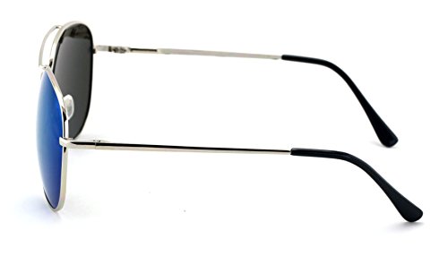 V.W.E. Polarized Mirror Aviator Sunglasses With Spring Hinge - Adult Standard Size - Lighweight2
