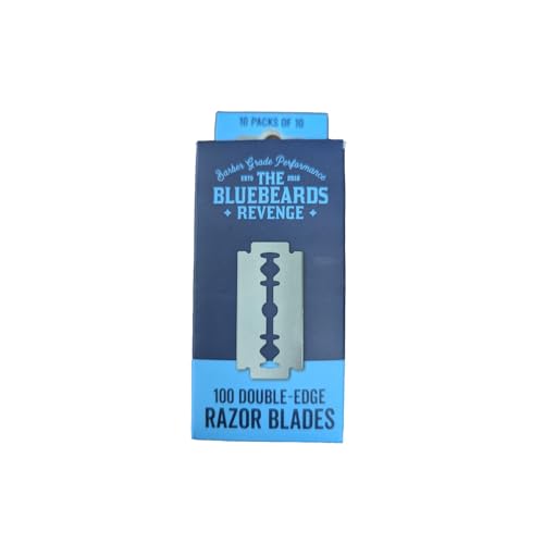 Lames de rasoir double bord inox contre les irritations The Bluebeards Revenge x100