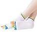 LKZL 2 Pares de Calcetines de Yoga, Calcetines de Senderismo Absorbentes con Cojín Más Grueso y Puntos de Agarre de Goma, Pilates, Danza, Artes Marciales, Trampolín, Fitness, Rehabilitación,