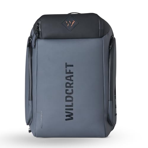 Image of Wildcraft Torres Pro 25 Ltrs Laptop Backpack for Travel Gym Office | Unisex Backpack with Rain Cover | Durable & Spacious Bag for Men & Women