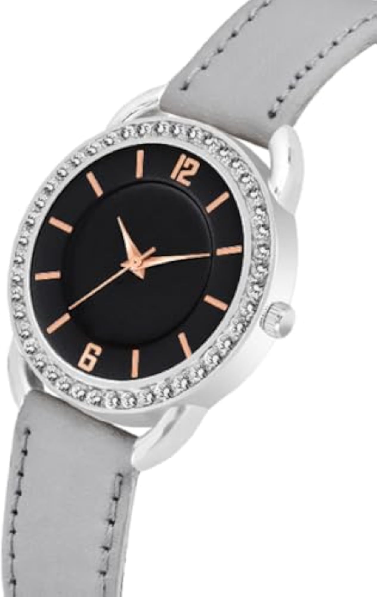 Girls' Stylish Casual Analog Wrist Watch, Heart Dial