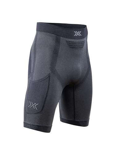 Selling Point 3 X-Bionic Uomo Xceed Run Short Collant, x Black-Rhino Grey, XXL
