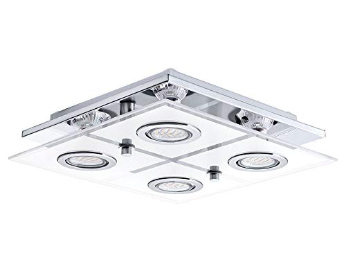 Preisvergleich Produktbild EGLO CABO Deckenleuchte, Edelstahl, GU10, 3 W, chrom