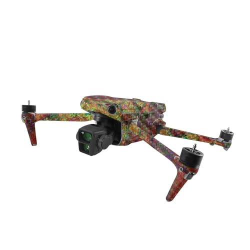 Image of MightySkins Carbon Fiber Skin Compatible with DJI Air 3 - Rust | Protective, Durable Textured Carbon Fiber Finish | Easy to Apply, Remove, and Change Styles