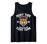 muay thai tiger fight team - nak muay, regalo kickboxing canotta