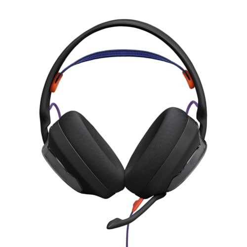 JBL Quantum 250 Kabelgebundene Over-Ear-Gaming-Kopfhörer, Schwarz