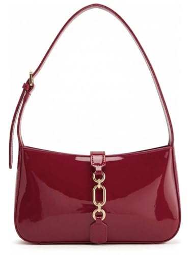 Buy Women's Patent PU Leather Shoulder Bag | Glossy Handbag with