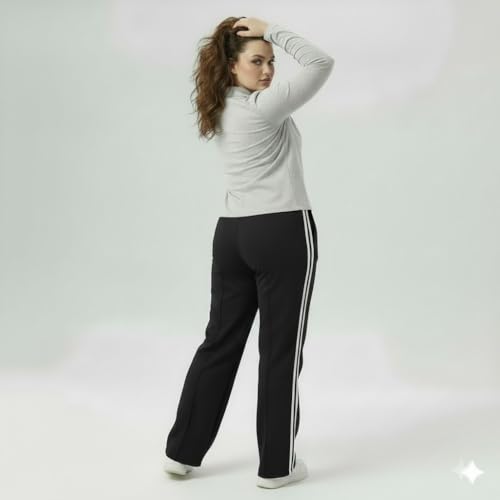 Image of Women's Top & Jogger Set | Stylish Co-Ord Set for Women |Top & High Waist Jogger Pants Set for Ladies | Stretchable Cotton Gym Wear, Activewear & Loungewear Tracksuit|women top jogger set