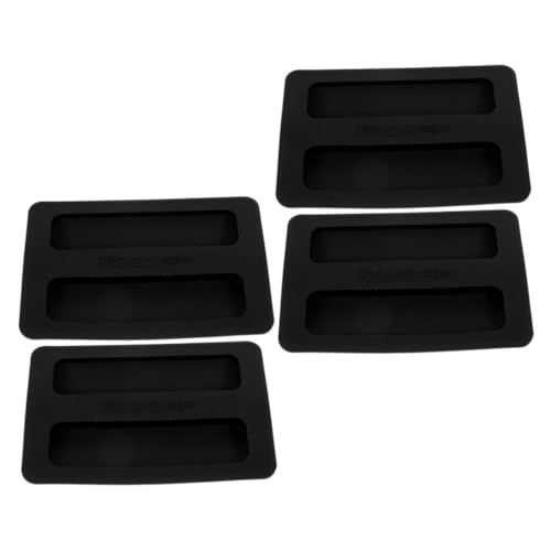 COLLBATH 4pcs Silicone Toaster Covers Protective Lids for Slice Bread Machines Nonstick Appliance Top Cover Elegant Dust Protection for Kitchen Decor and Effortless Maintenance