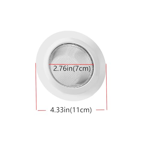 Colador para fregadero de cocina 2 piezas acero inoxidable miniatura 2
