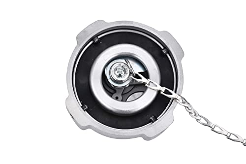 1/4 Quarter Turn Locking Fuel Cap 3\" Compatible With 1996-2018 Freightliner Cascadia Century Coronado Columbia M2-112 Aluminum Semi Truck Diesel Fuel Tank Cap with 4 Keys Replace 572.1018 (2 PCS)