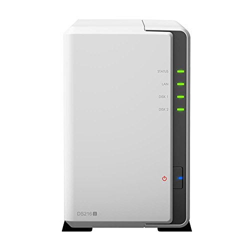 Synology DS216J 2 Bay Desktop NAS Gehäuse