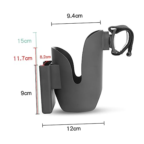 Uonlytech 3 Pecas Caixa de telefone celular dois em um porta-copos suporte para mamadeira suporte de