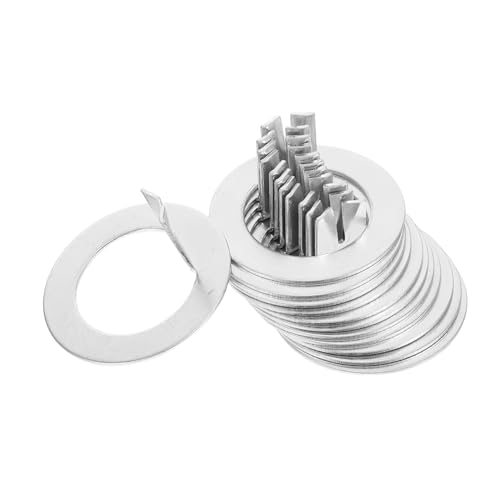 Warmhm 16pezzi Kit Distanziali Perno Ruota Rimorchio Pz Distanziali Piatti in Acciaio al Carbonio per Tipo Accessori per Rondelle e Kit Riparazione