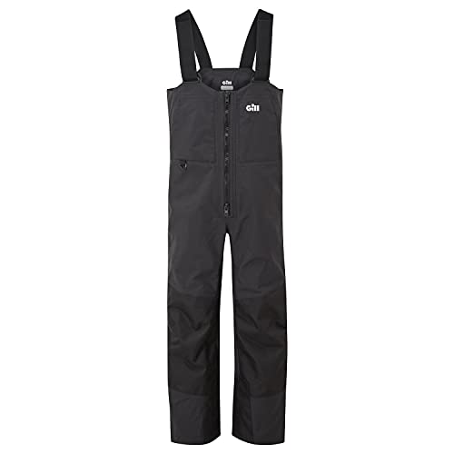 Gill Tournament Angler Fishing Trousers Bib - Waterproof & Fully Taped - Graphite Black