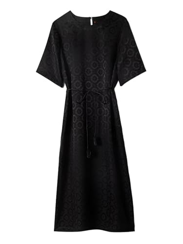 Robe jacquard en laine contre le froid sans compromis sur l'élégance