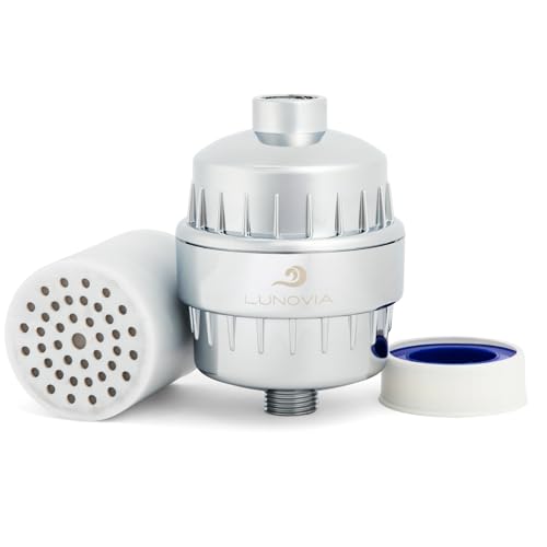 Filtre de douche chlore et calcaire éliminés pour peaux sèches - 2