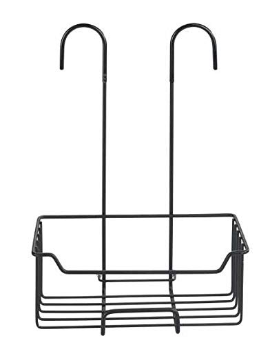 Wenko Ducha Caddy, Acero Inoxidable, Negro, 25 x 36 x 14 cm