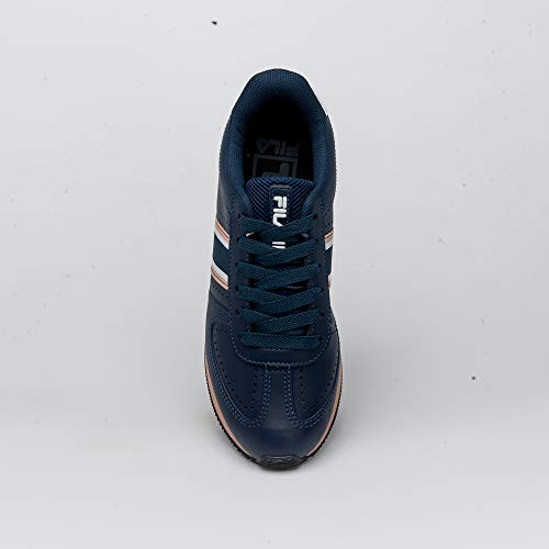 Tênis F-Retro Sport 2.0 SL, FILA, Feminino, Marinho/Rosa Claro/Branco, 40