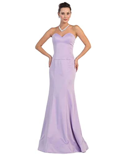 Simple Sweetheart Dress FDS7305 Lilac