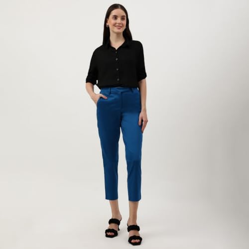 Image of Marks & Spencer Women's High Rise Slim Casual Pants