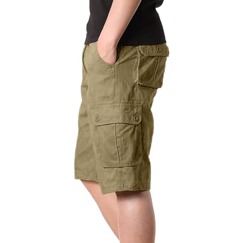 Short cargo multi-poches coton contre la chaleur en randonnée - 4
