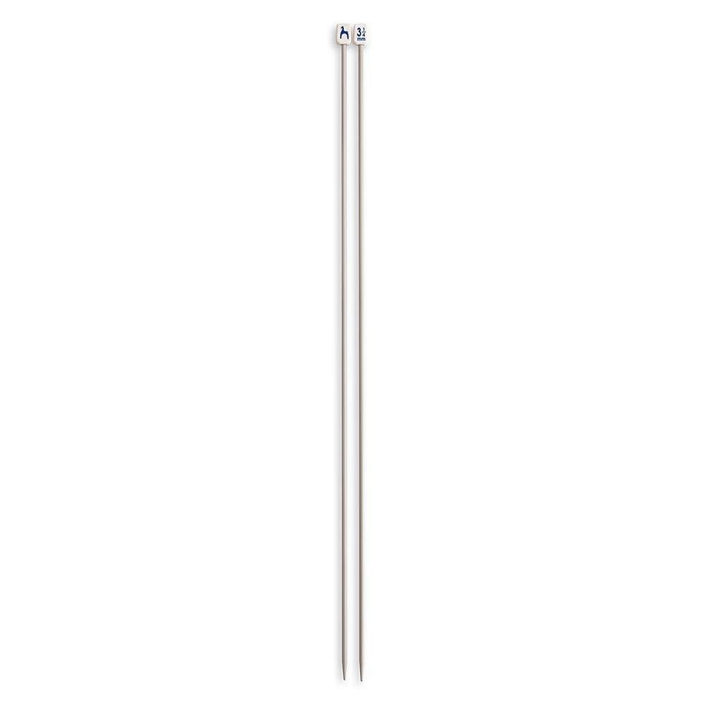 Pony Classic: Knitting Pins: Single Ended: 40cm x 3.25mm, Aluminium, Multicolor, 3.25mm