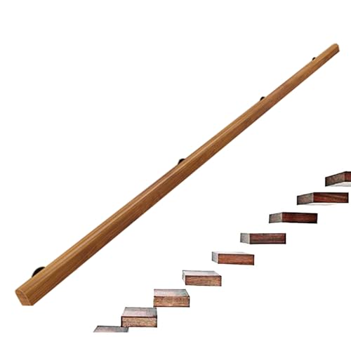 Rampe d'escalier en bois massif tige de support mural intérieur
