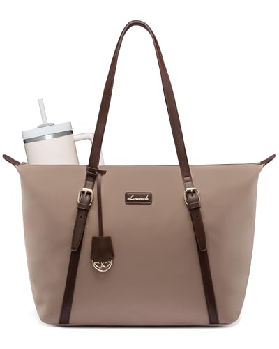 LOVEVOOK Sac a Main Femme Sacs Cabas, Léger Chic Sacs Ordinateur Portable, Grand Tote Bag pour Les...