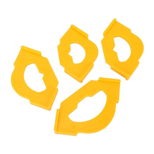 Fabater Modèle de Routeur de Gabarit Rayon pour les Agents de Coupe D'angle Efficaces, Modèle de Traitement du Bois ABS R20T20 R25T25 R30T30 R40T40, Conception Sûre et Stable