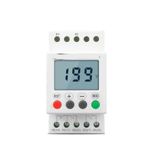 Relais de protection de tension réglable AC DC pour tableau Din - 2